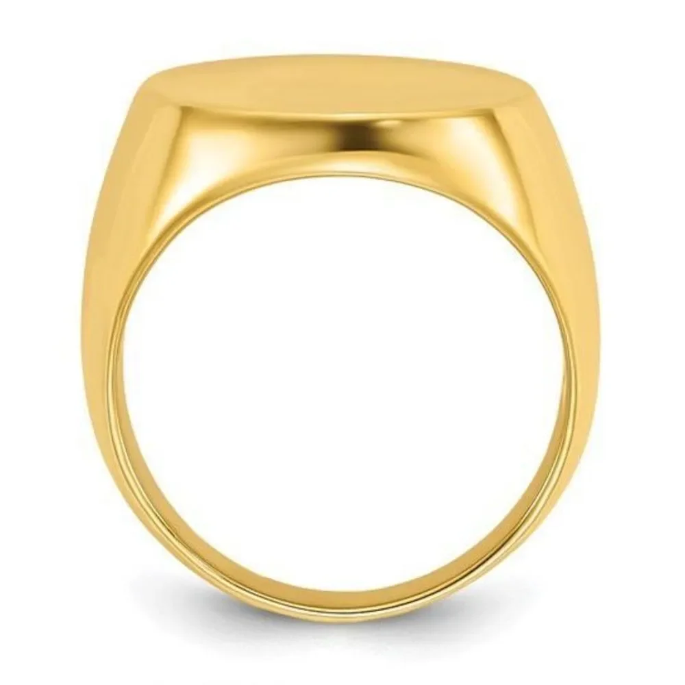 14k Gold Men’s Signet Ring